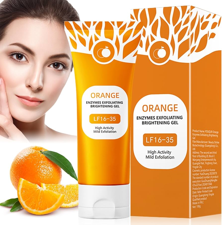 Le Gel Exfoliantéclaircissant  aux Enzymes d'Orange